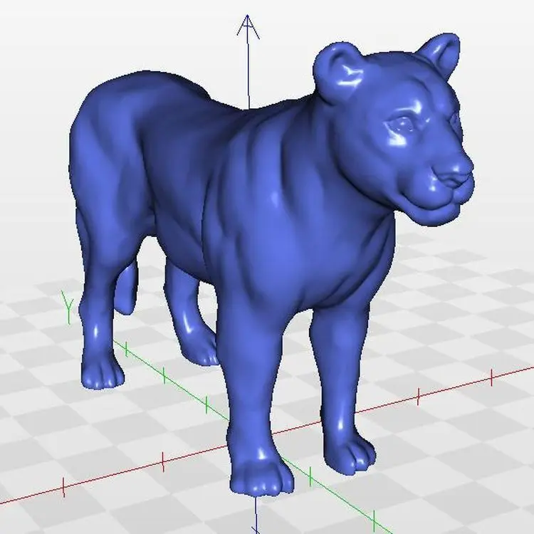 Lioness_1full 3d модель для ЧПУ в файле STL | Инструменты