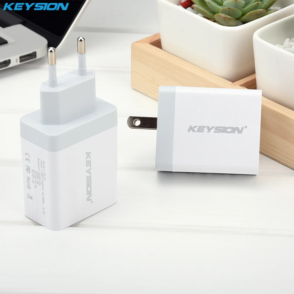 KEYSION 30 Вт USB PD зарядное устройство быстрое Тип C мощность 2 порта дорожные