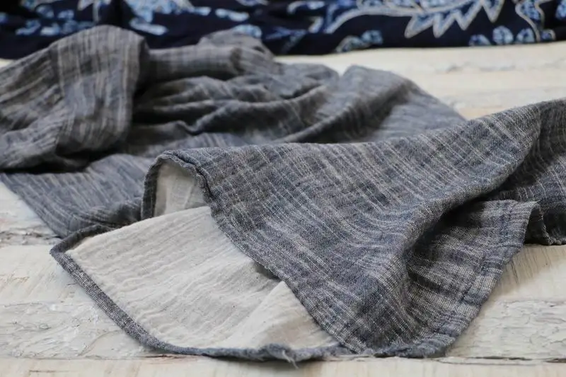 Женское винтажное льняное платье SCUWLINEN свободное базовое повседневное длинное с