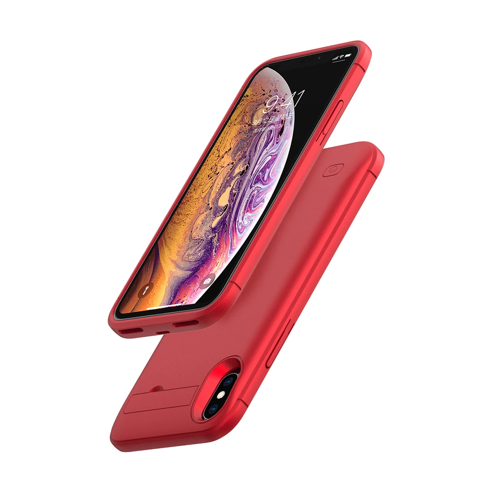 Чехол NTSPACE Ultra Slim power Bank для iPhone XS MAX XR, чехол для аккумулятора, чехол для резервного питания, чехлы для зарядки, внешний контейнер для аккумуляторных батарей
