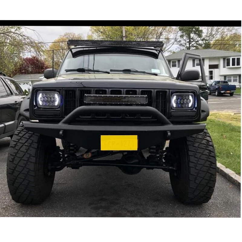 

5x7" Auto DRL Led headlamp 5x7 Inch led truck headlight 6x7" high low beam Square led headlight with DOT E9 For Jeep Cherokee XJ