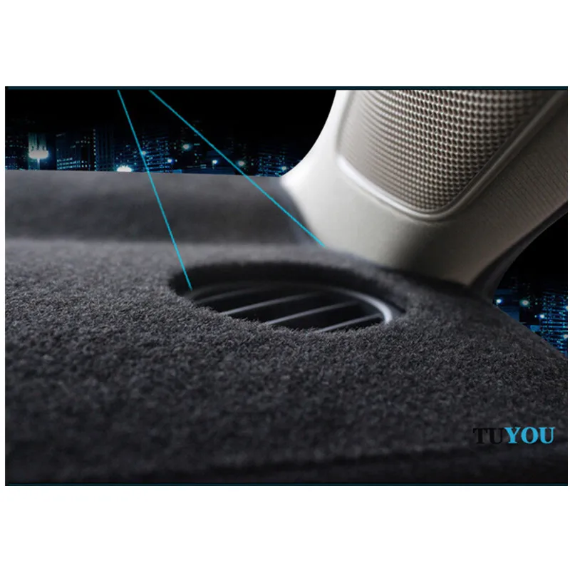 High quality Console Avoid light pad dashboard protection Embroidery section For 2013-2015 Forester | Автомобили и мотоциклы
