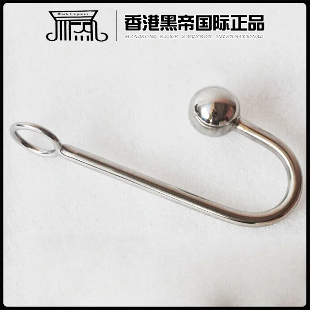 Мужская металлическая Анальная игрушка целомудрия пробка с шаром и кольцом Пояс