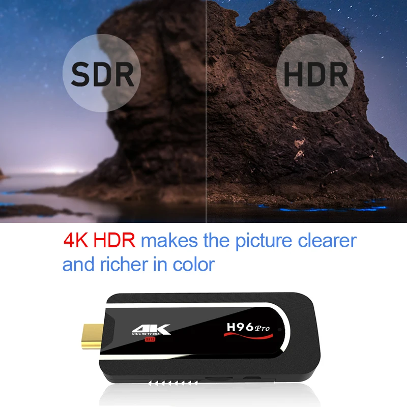 Xinways H96 Pro Android 7 1 ТВ приставка Amlogic S912 Восьмиядерный 2G 16G Мини ПК палка 2 4G/5G Wifi BT4.1 4K
