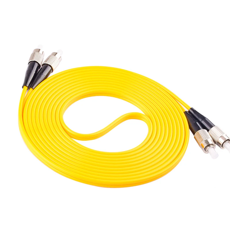 10 шт./лот FC одномодовый дуплексный волоконно оптический патч корд Ftth