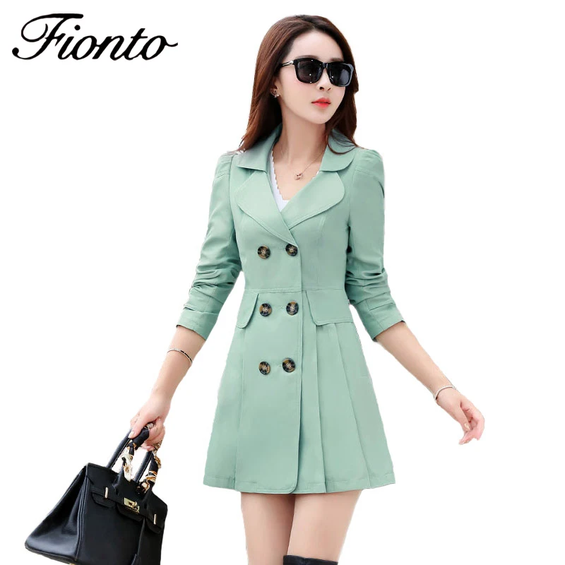 Женский блейзер с длинными рукавами FIONTO Осенний плиссированный пиджак двумя