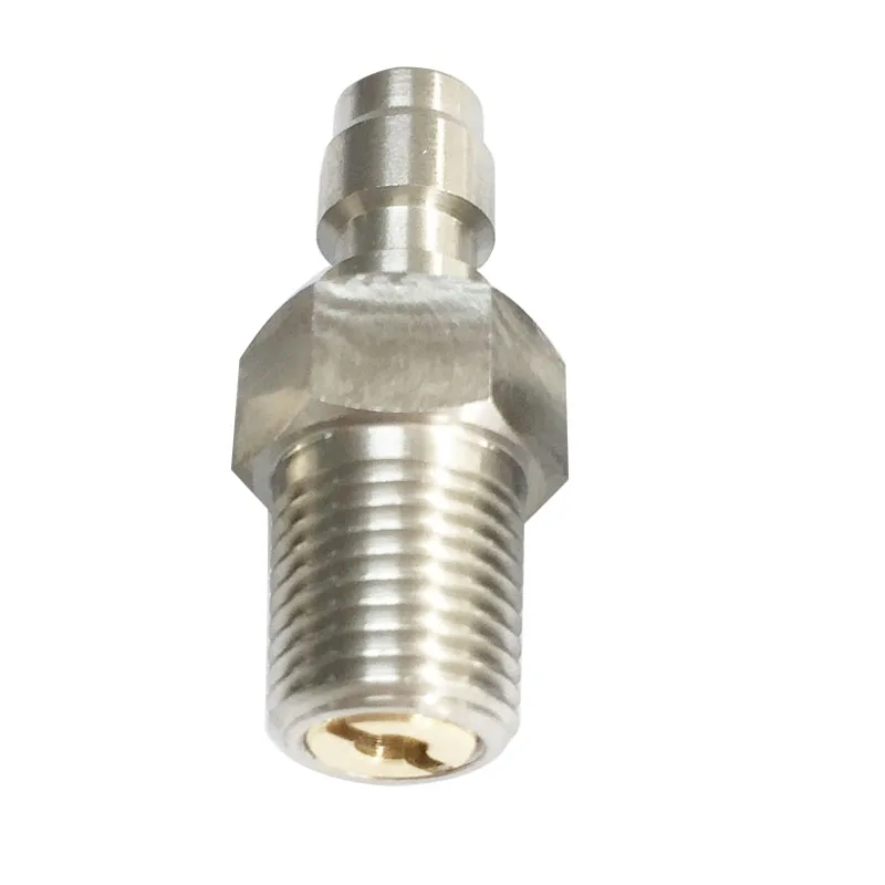 PCP Пейнтбол из нержавеющей стали HPA/N2 односторонний приёмный клапан 1/8NPT резьба 3 шт./лот
