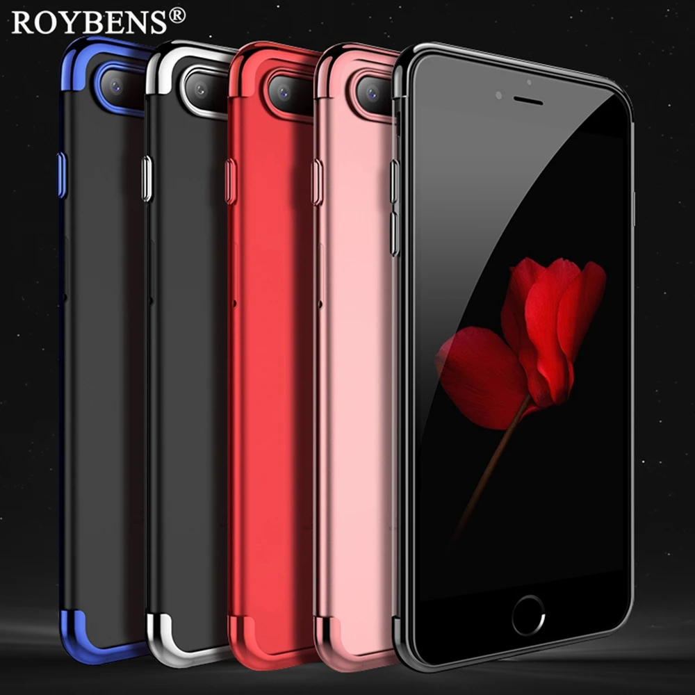Roybens чехол для iPhone 7 Plus горячий сухой глиттер Ультратонкий Мягкий ТПУ телефонные