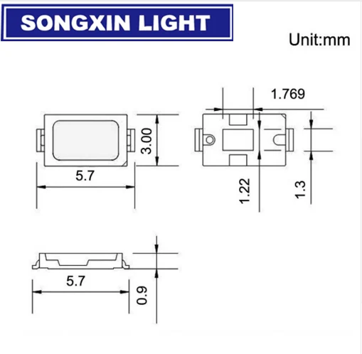 4000 шт./лот светодиодные диоды SMD 5730 5630 диод 5730 SMD светодиодный комплект зеленый красный теплый белый голубой желтый розовый фиолетовый-УФ оранжевый
