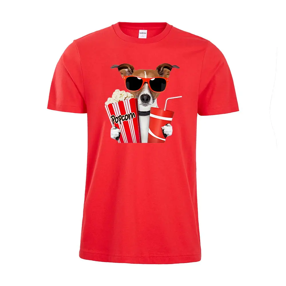 2019 Новые Короткие Футболка Смарт собачьи очки для приготовления попкорна из