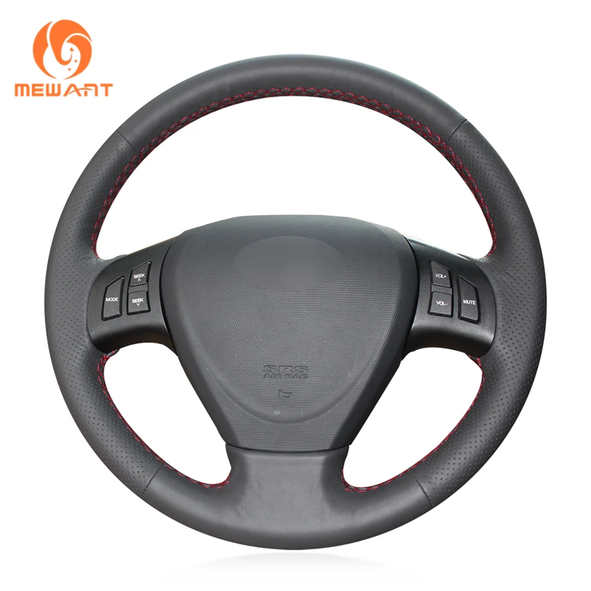 MEWANT черный чехол рулевого колеса автомобиля из натуральной кожи для Chery A3 Fengyun 2