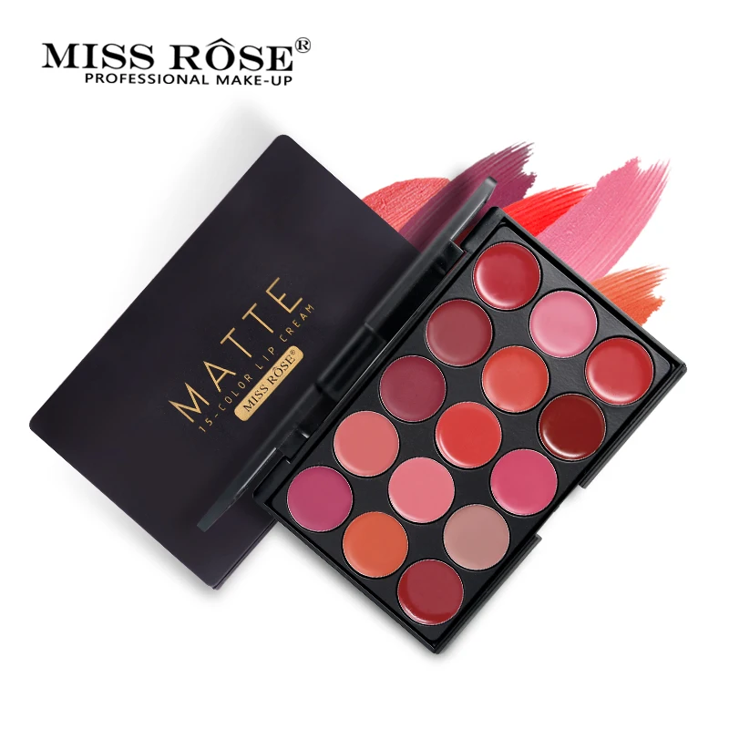 Матовая помада Miss Rose 15 цветов водостойкая питательный для губ макияж долговечная