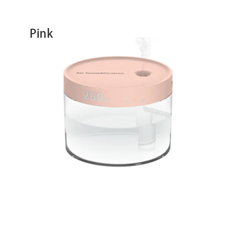 Pink Xiaomi Mijia HFJH геометрический аквариум Aquaponics экосистема специальный USB Настольный увлажнитель для дома и офиса - Цвет: Pink