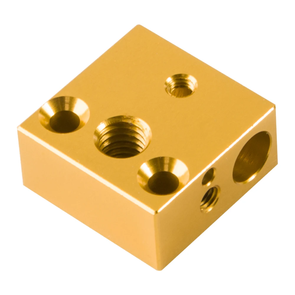 

15 PCS Aluminium 3D Printer Part Heating Block Heated Heating Block 20*20*10mm