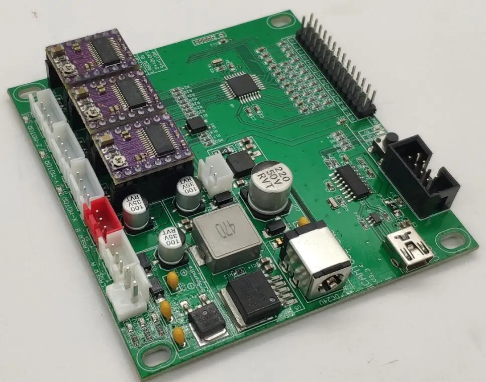 1.1 control board GRBL 1,1, USB порт гравировальный станок с ЧПУ Плата управления, 3 оси управления, лазерная гравировальная машина доска - Цвет: 1.1 control board