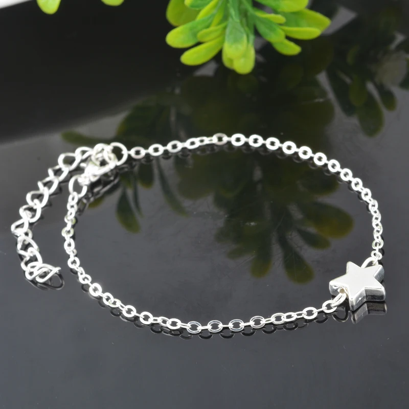 Женские очаровательные браслеты с сердцем золотистые и серебристые