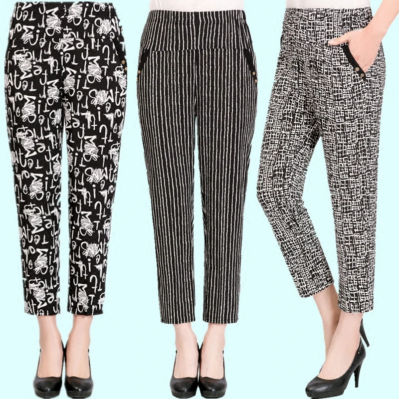 Брюки султанки женские с завышенной талией повседневные штаны для танцев