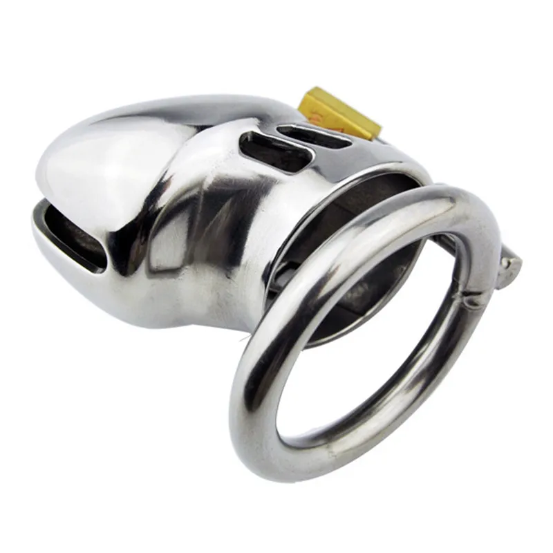 Adult Sex Toys Top Quality Stainless Steel Chastity Cage Cock Lock Male Penis Metal Device Toy Product for Men G117 | Красота и