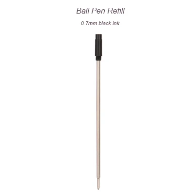 Long ball pen refill Никогда не шариковые точки Сменные стержни для ручек Чернила для гелевой ручки ручка Заправка для никогда бренд подарок ручка офисные аксессуары поставки 0,7 мм/0,5 мм черные чернила - Цвет: Long ball pen refill