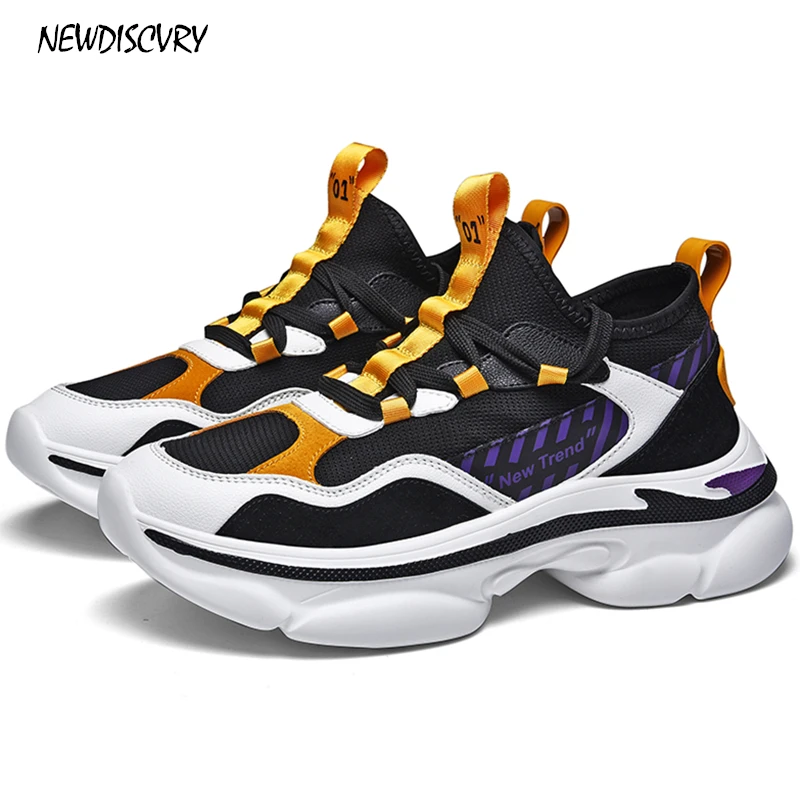 Мужские кроссовки с сеткой NEWDISCVRY легкие дышащие стильные удобные брендовые для