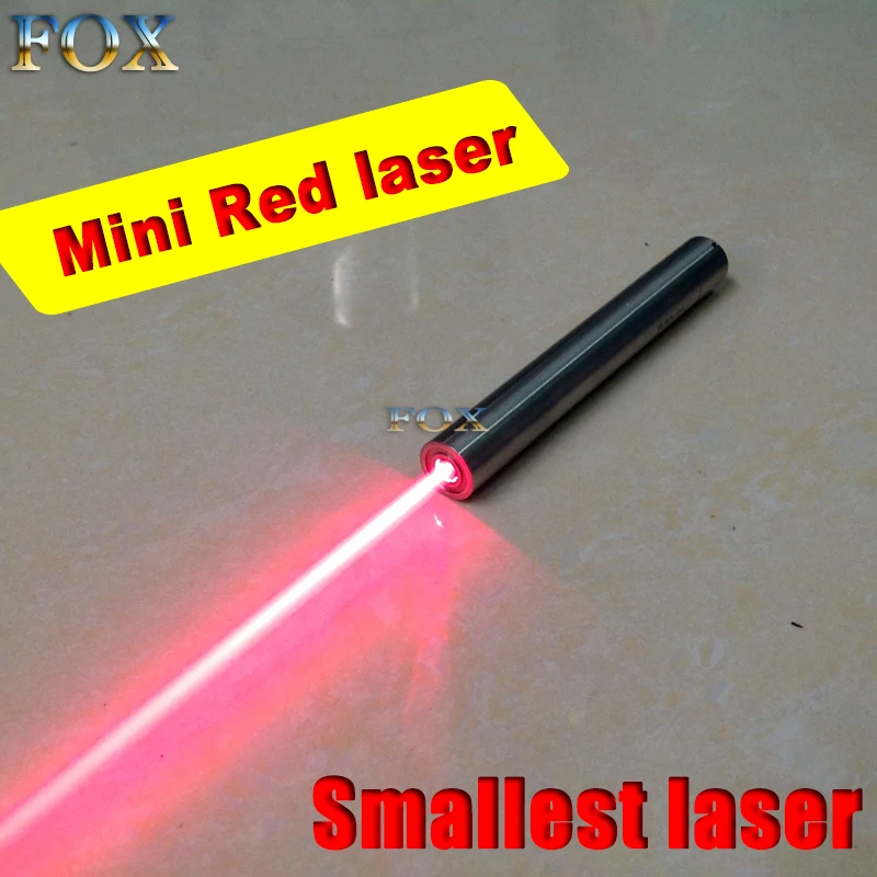 Фокс-Мини Красный лазерный указатель 200 МВт фонарик 650nm Матч-пойнт и затем