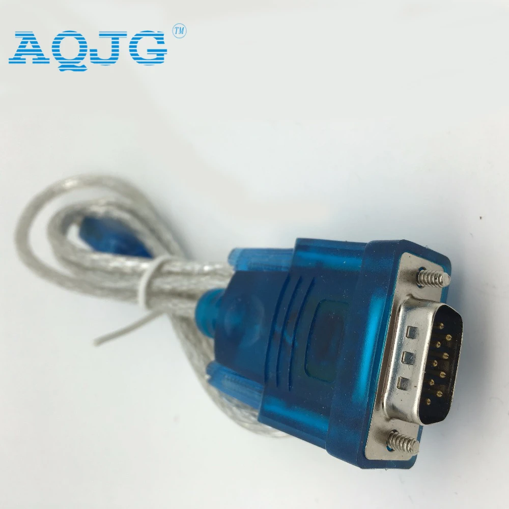 1 шт. Новый USB 2 0 к RS232 COM порт Серийный PDA 9 pin DB9 Кабель папа-папа M/M адаптер для ПК GPS 80