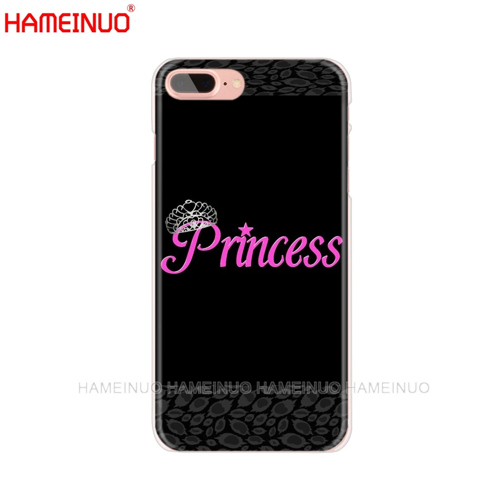 HAMEINUO король и королева Корона чехол для мобильного телефона iphone X 8 7 6 4 4s 5 5s SE 5c 6s