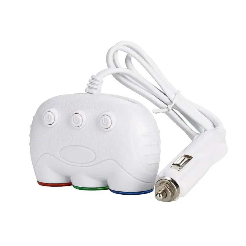 Разветвитель Прикуривателя с двумя USB портами 12 В|usb usb|usb usb usbdropshipping |