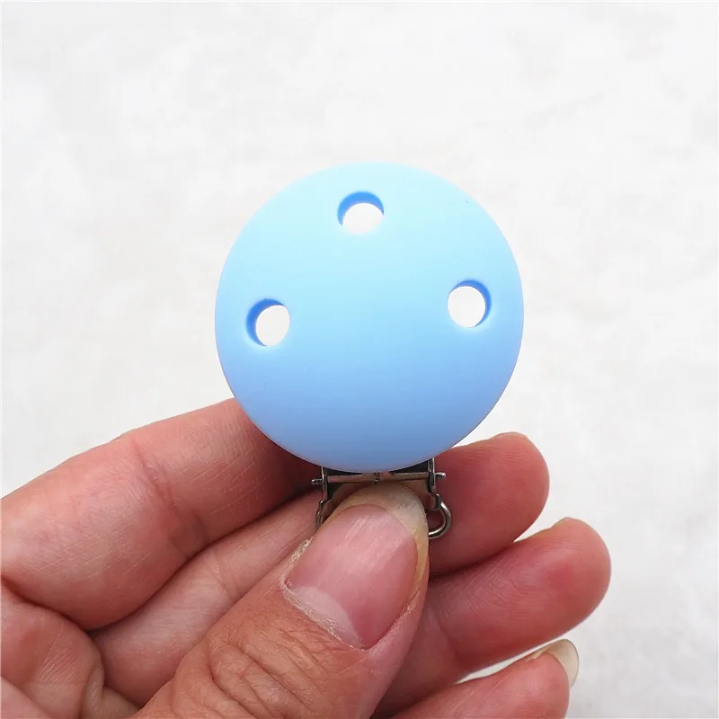 Chengkai 10 шт. силиконовые круглые зажимы для прорезывания зубов DIY Детские пустышки пустышка прорезывание зубов Уход Ремесло Ювелирные изделия сенсорные игрушки зажимы