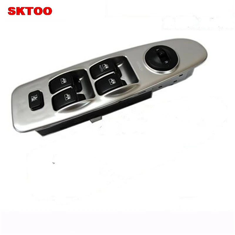 Silver SKTOO силовой стеклоподъемник регулятор Главный переключатель управления 93570-2D000 93570-2D100 93570-2D200 для hyundai Elantra 2001-2006 - Цвет: Silver