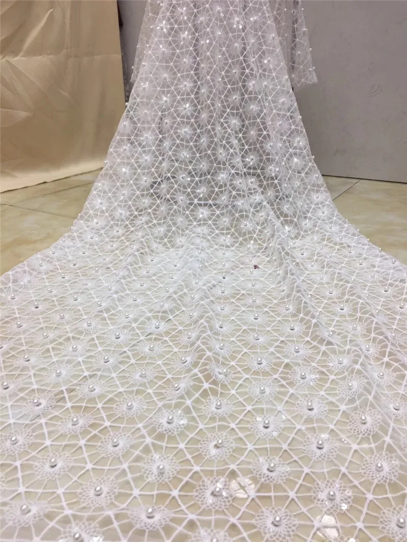 Высокое качество YG-598 Вышивка текстильная кружевная ткань и Африканская