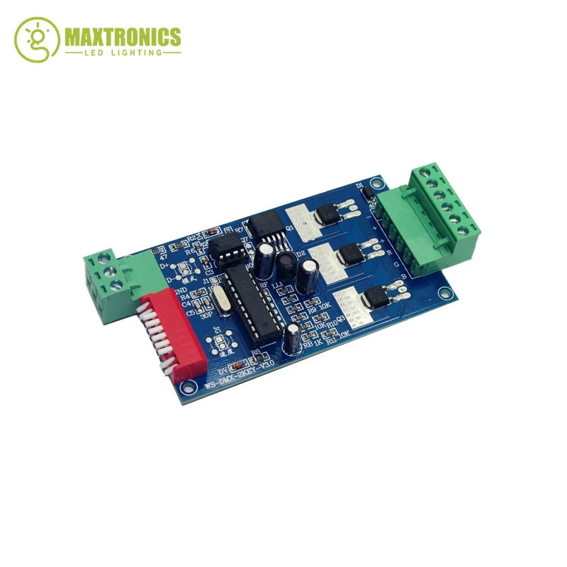 Контроллер декодер 3CH легкий dmx512 контроллер 3 канала 1 группа 2key А каждый канал