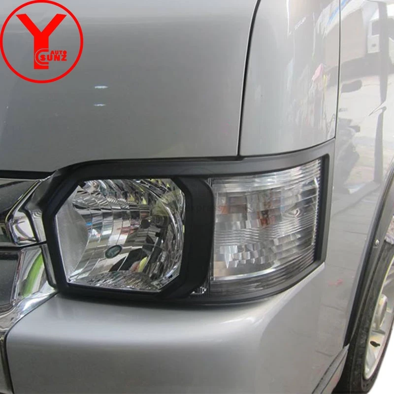 YCSUNZ для toyota hiace черный Задний фонарь абажур для лампы с металлическим каркаксом ABS автозапчасти и аксессуары для микроавтобус toyota hiace аксессуары