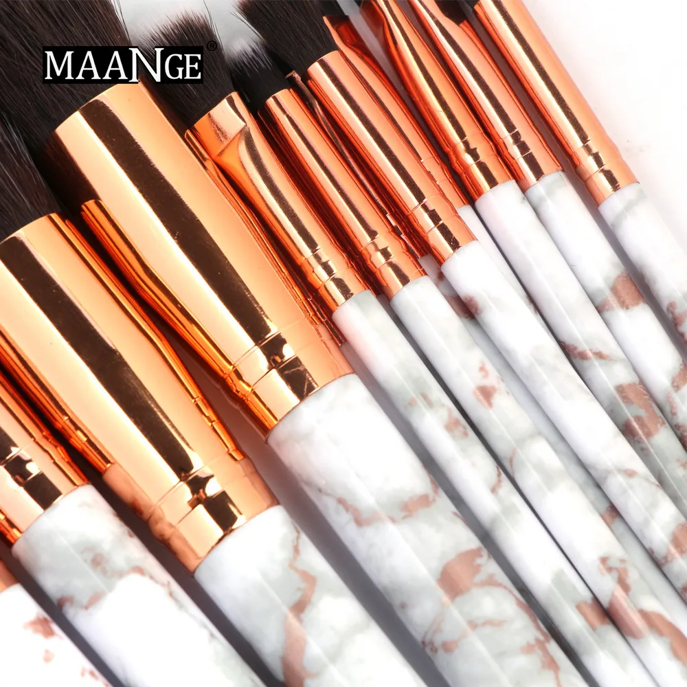 Набор женских многофункциональных кистей для макияжа MAANGE 15 шт.|Аппликатор теней