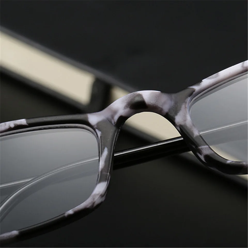 iboode Small Square Frame Reading Glasses Hot Ultralight Presbyopic Eyewear With Diopter+1.0 1.5 2.0 2.5 3.0 3.5 Reader