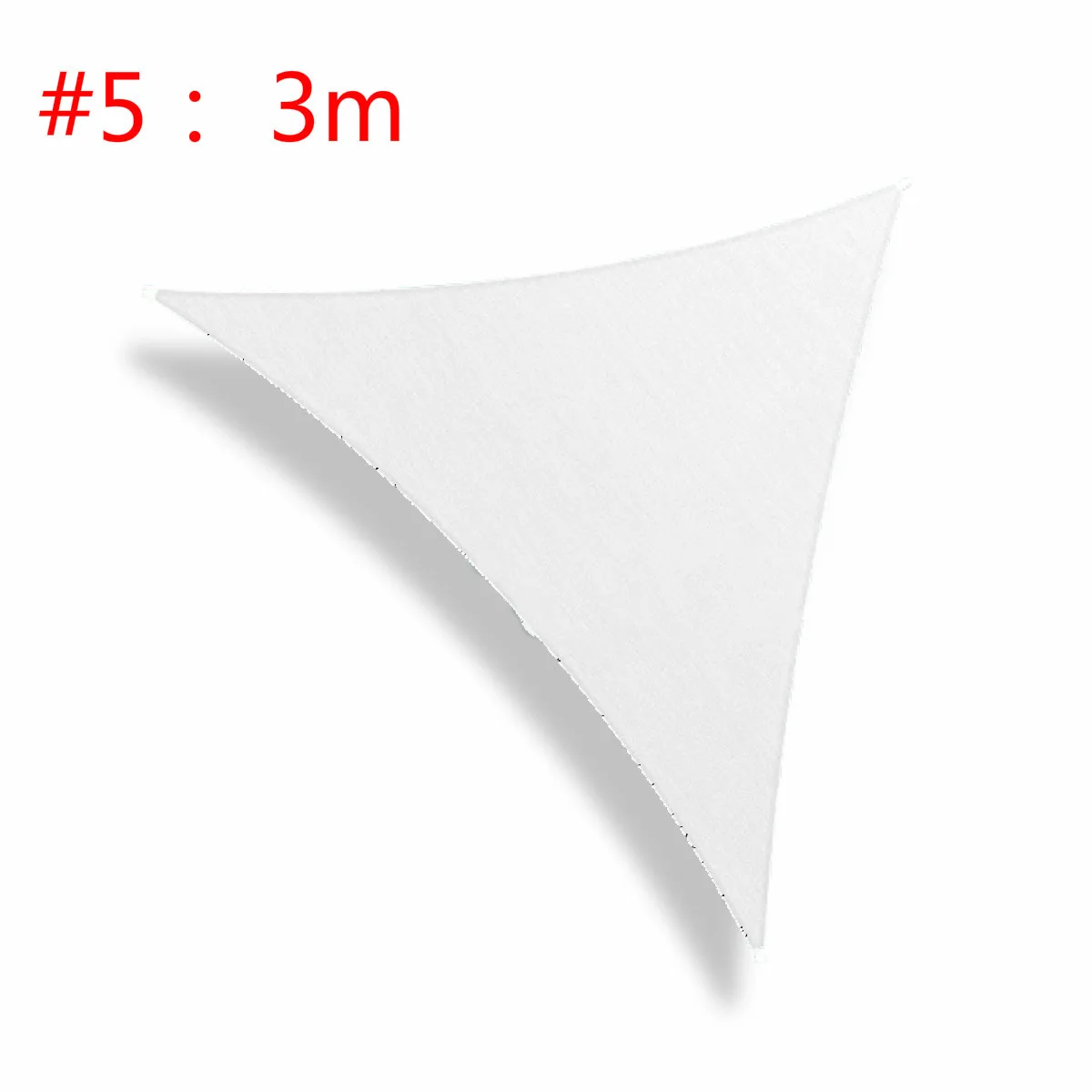 white Triangle 3 m 4x3/3,6/3/2 m Треугольники/площадь/прямоугольник Защита от ультрафиолетовых лучей Водонепроницаемый полиэфирная ткань для отдыха на открытом воздухе солнце экран теневые паруса сетчатые навесы - Цвет: white Triangle 3 m