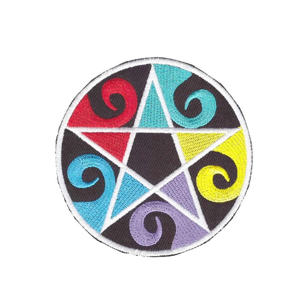 Новый продукт Wiccan пентаграмма Земля Мать богиня аппликация утюгом на