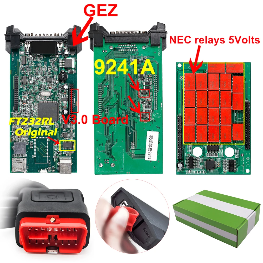 CDP TCS multidiag pro V3.0 реле NEC GEZ,00/ R3 с ключом для автомобиля/считыватель кодов компьютера грузовых автомобилей obd2 диагностический инструмент PK MVD