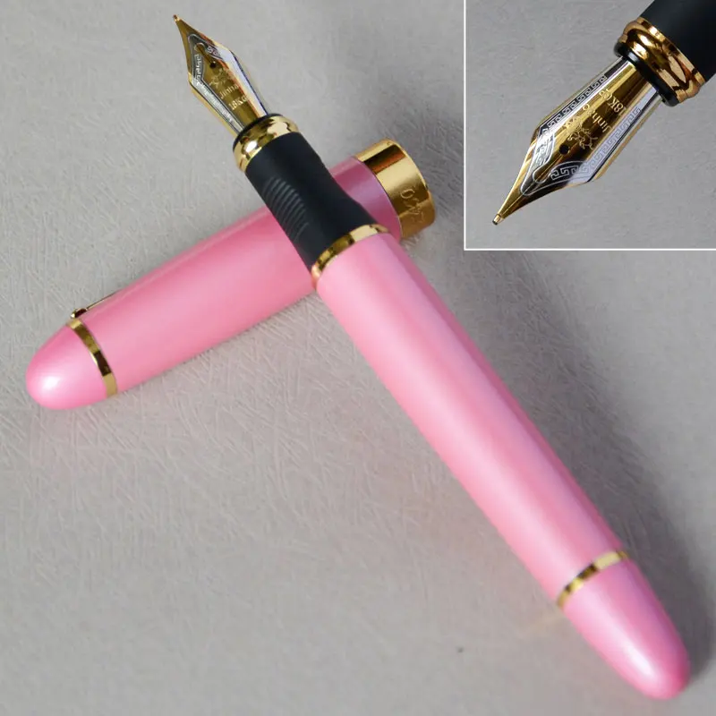 IRAURITA перьевая ручка JINHAO X450 темно-зеленый и золотой 18 KGP 0,7 мм перо с широким основанием полностью металлический синий красный 21 цвет и чернила JINHAO 450