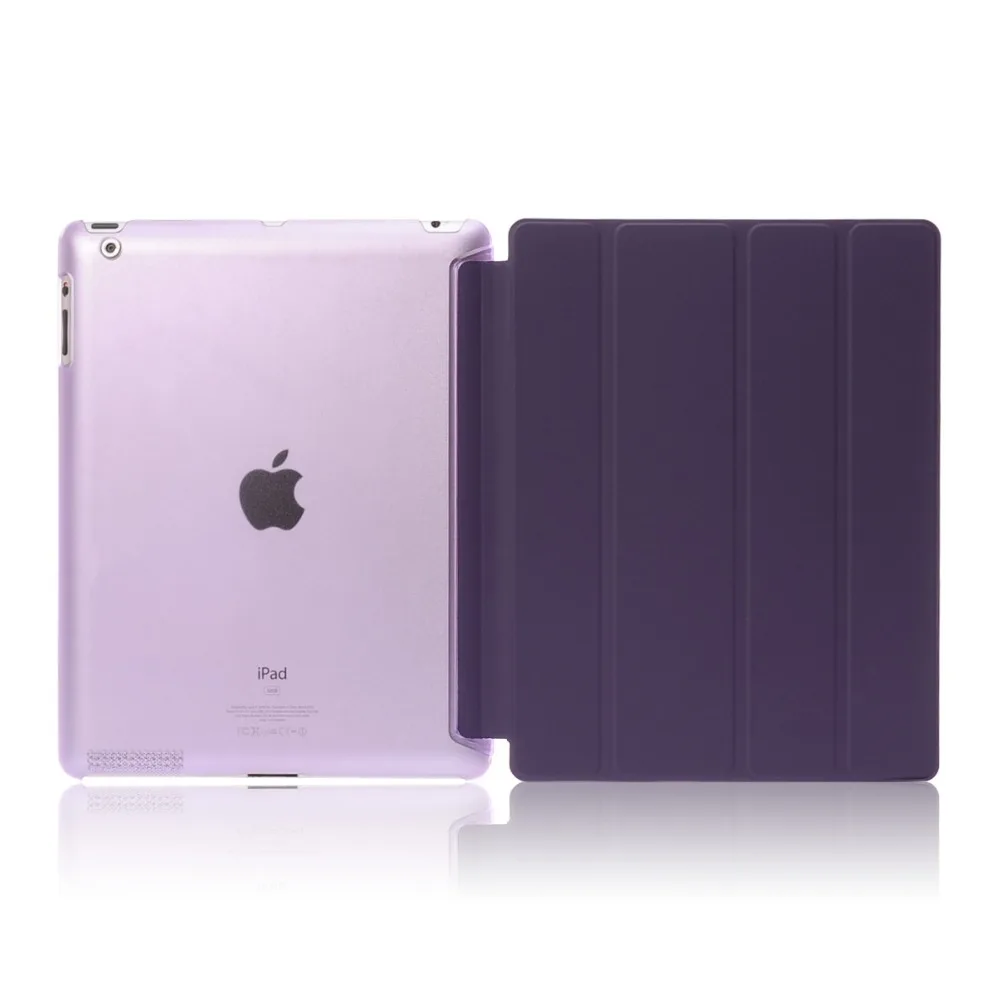 Ультра Тонкий Магнитный умный чехол для Apple ipad 2 ipad 3 ipad 4 Sleeping Wakup Ultral Тонкий кожаный умный чехол для Apple ipad 2 3 4
