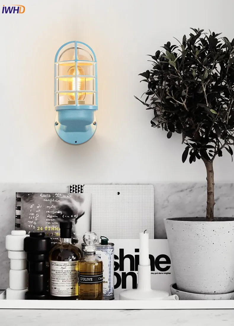 Wandlamp скандинавский светодиодный настенный светильник, наружный светильник, стеклянный абажур, наружный настенный светильник для двора, крыльца, освещение, Buiten Verlichting