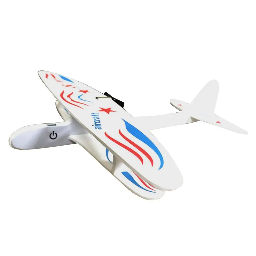 2019 DIY Biplane планер пена питание летающий самолет перезаряжаемый Электрический