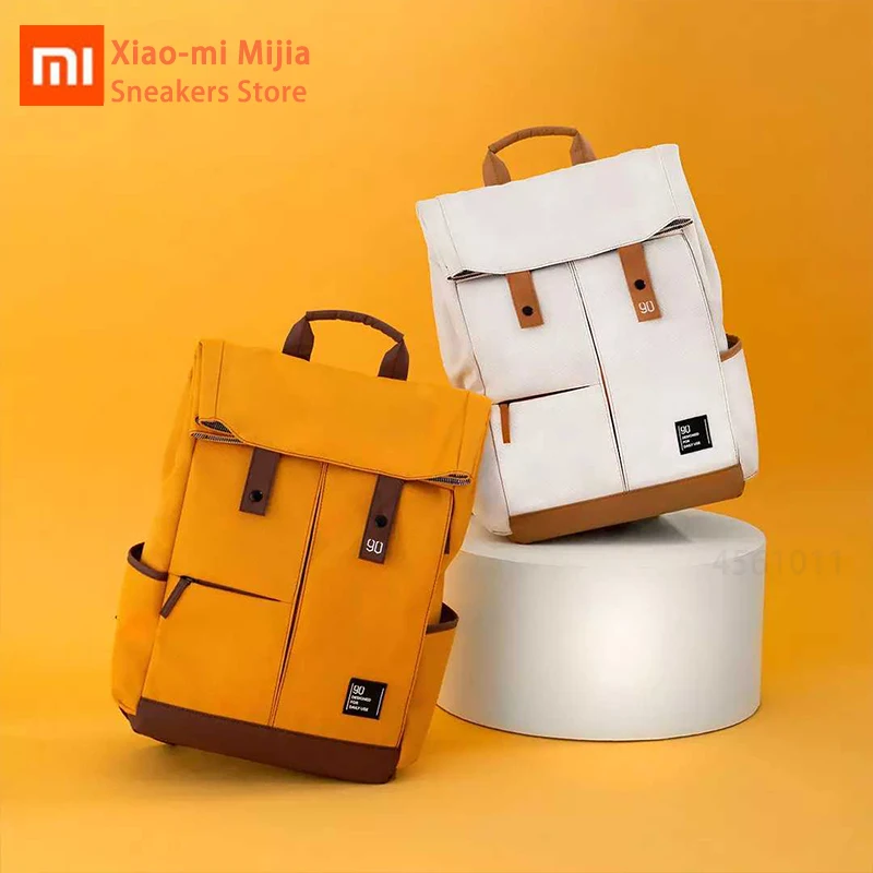 Xiaomi Mijia 90 points рюкзак для колледжа и отдыха с магнитной пряжкой OX4 Водонепроницаемый Модный Большой Вместительный рюкзак для ноутбука для мужчин и женщин