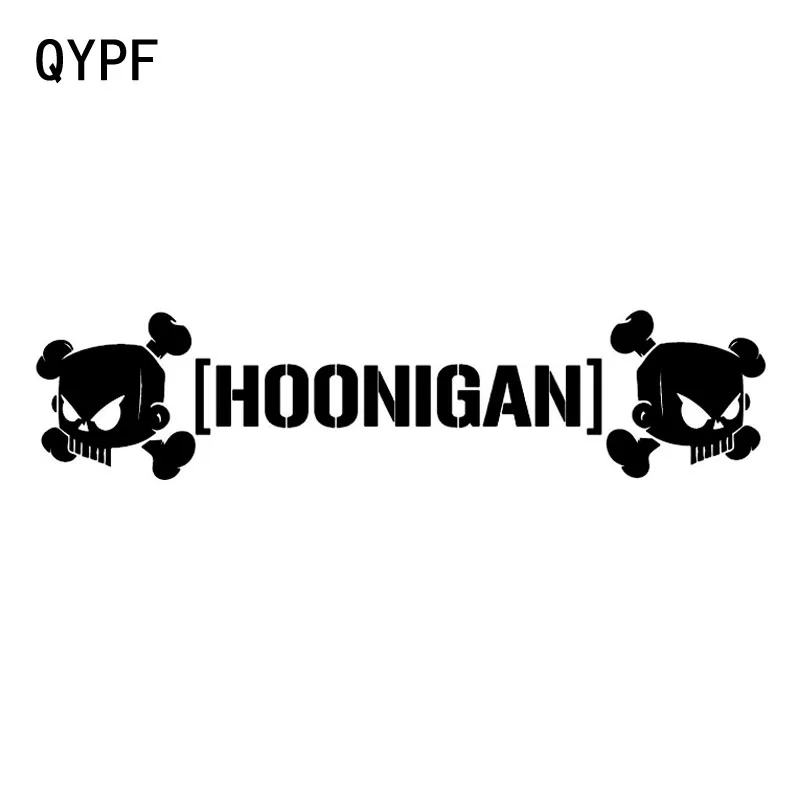 QYPF 18,4 см* 3,9 см Hoonigan модная наклейка на автомобиль винила украшения S9-2062