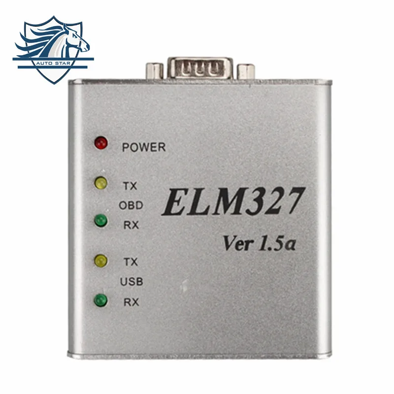 ELM327 металлический Алюминий OBD2 Авто диагностический инструмент ELM 327 USB металла