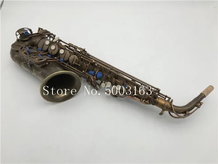 BULUK настраиваемый альт саксофон Eb Flat Alto super Sax античный медный симулятор