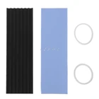 Термопрокладка охлаждающего радиатора из чистого алюминия для N80 NVME M.2 форм-фактора 2280 PCI-E SSD