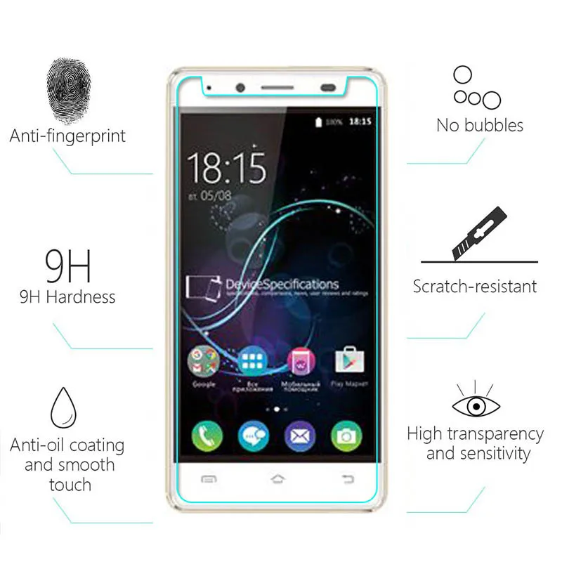 Tempered Glass Film For BQ BQS-5060 Slim Screen Protector Protective Mobile Phone 5060 5.0&quot 9H 2.5D | Мобильные телефоны и