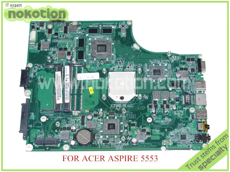 NOKOTION DA0ZR8MB8E0 REV E MBPV706001 MB.PV706.001 для ноутбука acer 5553 материнская плата HD5650M DDR3 2 слота