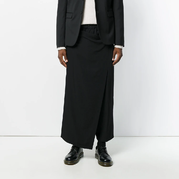 Домашние мужские повседневные брюки оригинальный дизайн юбка 9 минут. S